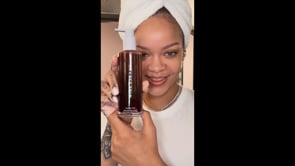Rihanna using Cherry Dub Gel Cleanser.